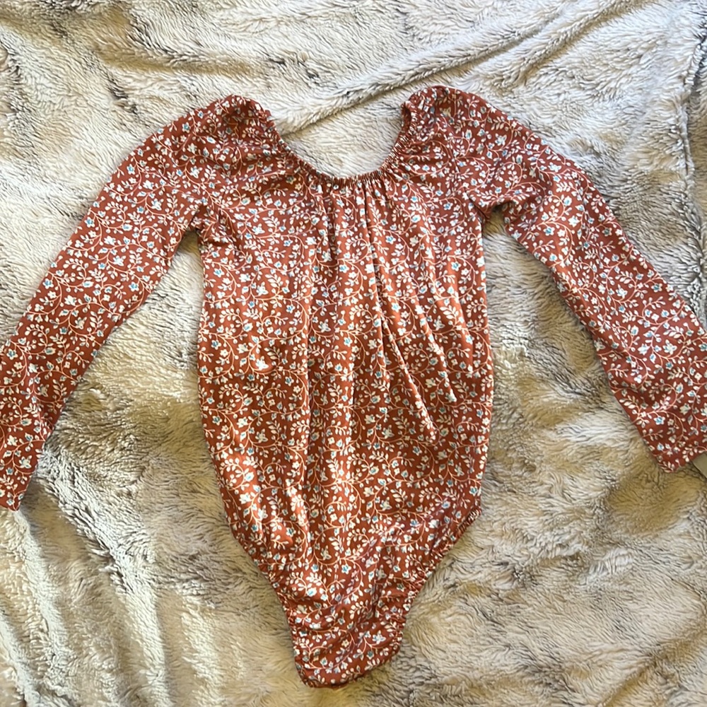 Baileys Blossoms long sleeved leotard